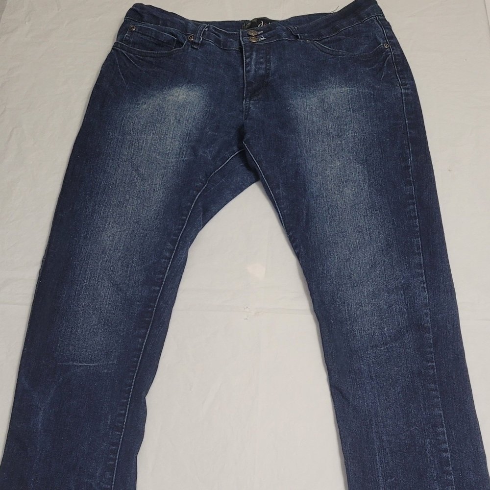 Dots Skinny Long Curvy Jeans Women's 9/10